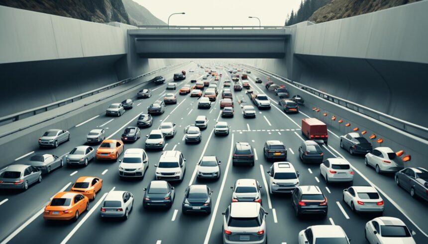 wie müssen sie sich bei einem stau im tunnel verhalten