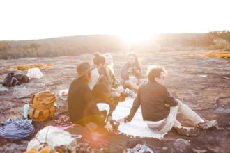 Sommer Aktivitäten mit Freunden