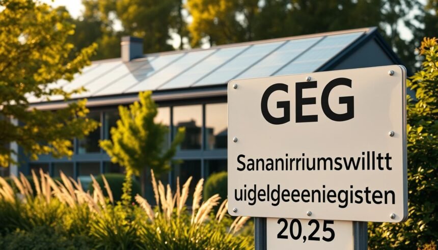 GEG Sanierungspflicht Gebäudeenergiegesetz 2025