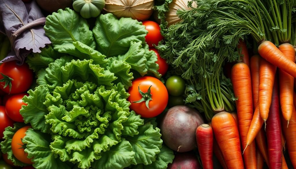 Saisonales Gemüse mit hohem Vitamingehalt Saisonales Gemüse mit hohem Vitamingehalt