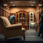 sicherer Transport zerbrechlicher Möbel