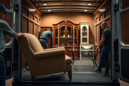 sicherer Transport zerbrechlicher Möbel