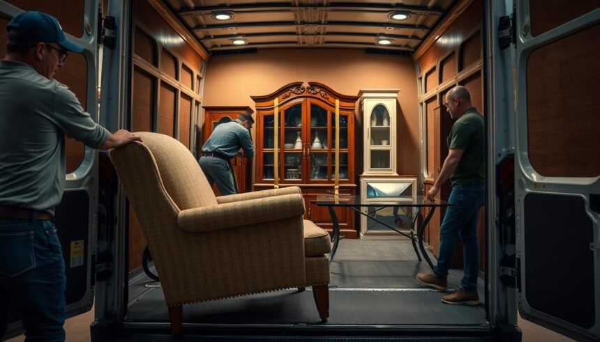 sicherer Transport zerbrechlicher Möbel