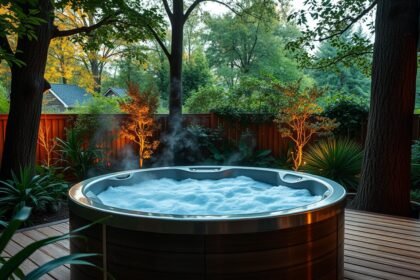 Outdoor Whirlpool Wellness zuhause