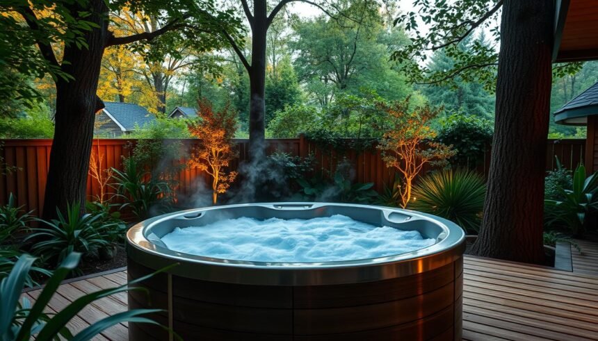 Outdoor Whirlpool Wellness zuhause