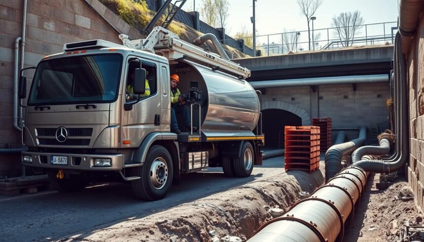 moderne Abwassertechnik Rohrreinigung