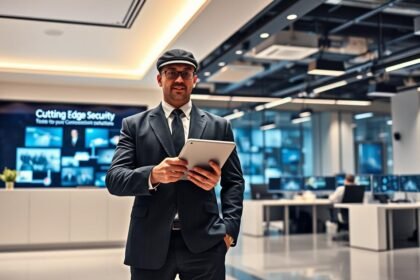 professioneller Sicherheitsdienst Anbieter moderne Technologie