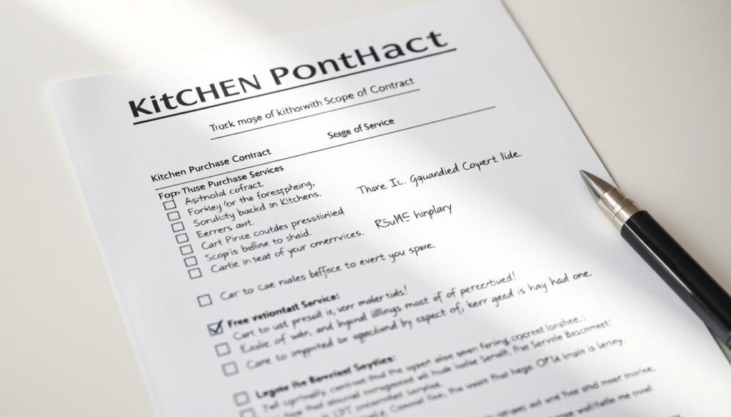 Küchenkaufvertrag Checkliste mit detaillierter Leistungsbeschreibung Küchenkaufvertrag Checkliste mit detaillierter Leistungsbeschreibung