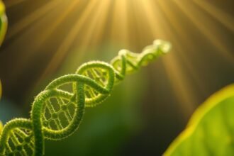 Pflanzengenetik und DNS-Struktur