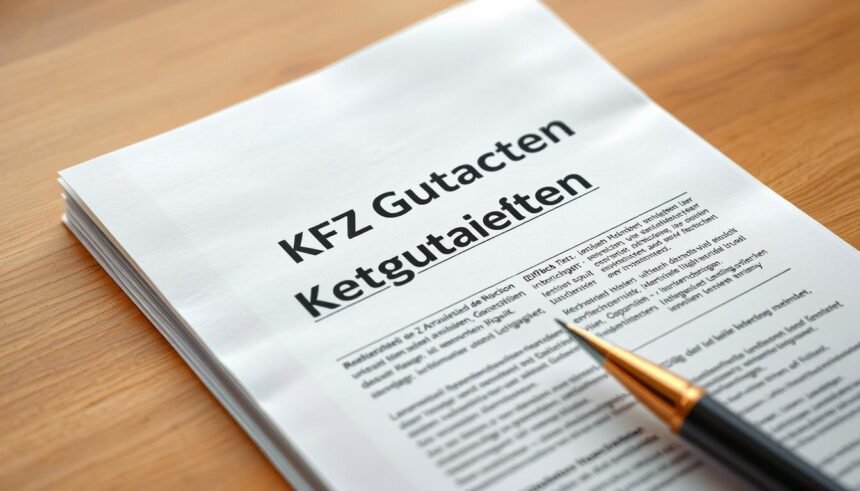 KFZ Gutachten rechtliche Grundlagen