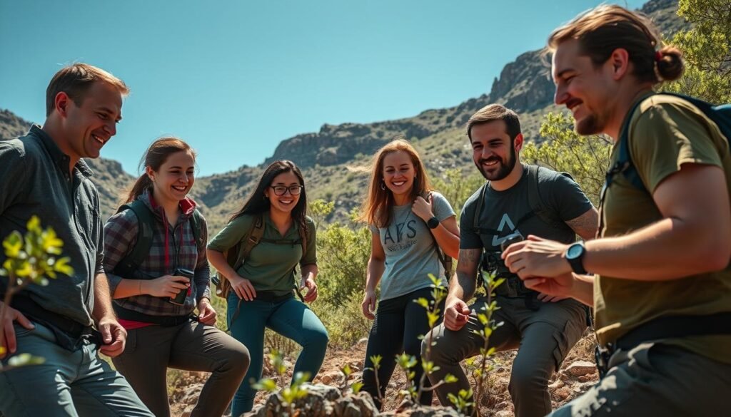 Teambuilding Seminar Outdoor verbessert Teamdynamik in der Natur