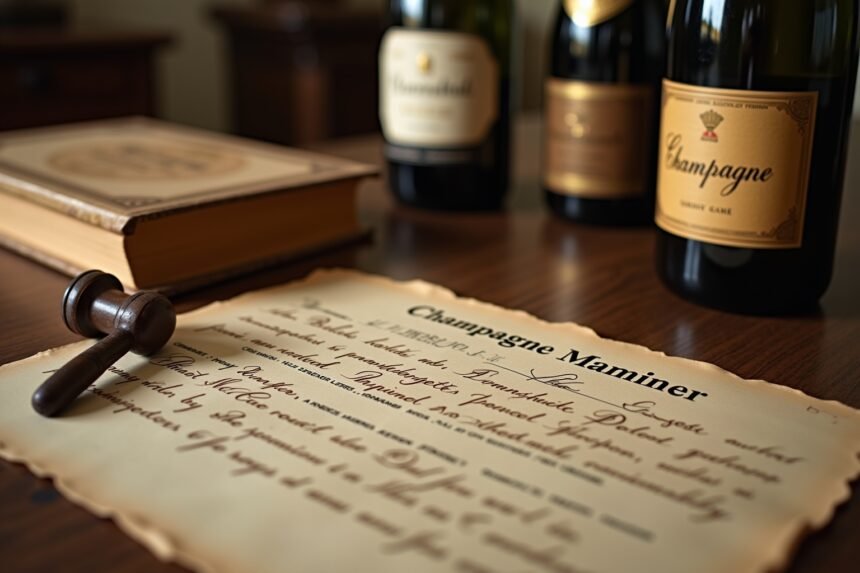 Die Rechtsgrundlagen des Champagnerhandels