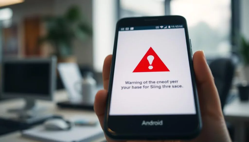 Android Sicherheitswarnung