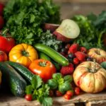 saisonale Ernährung regionales Obst Gemüse