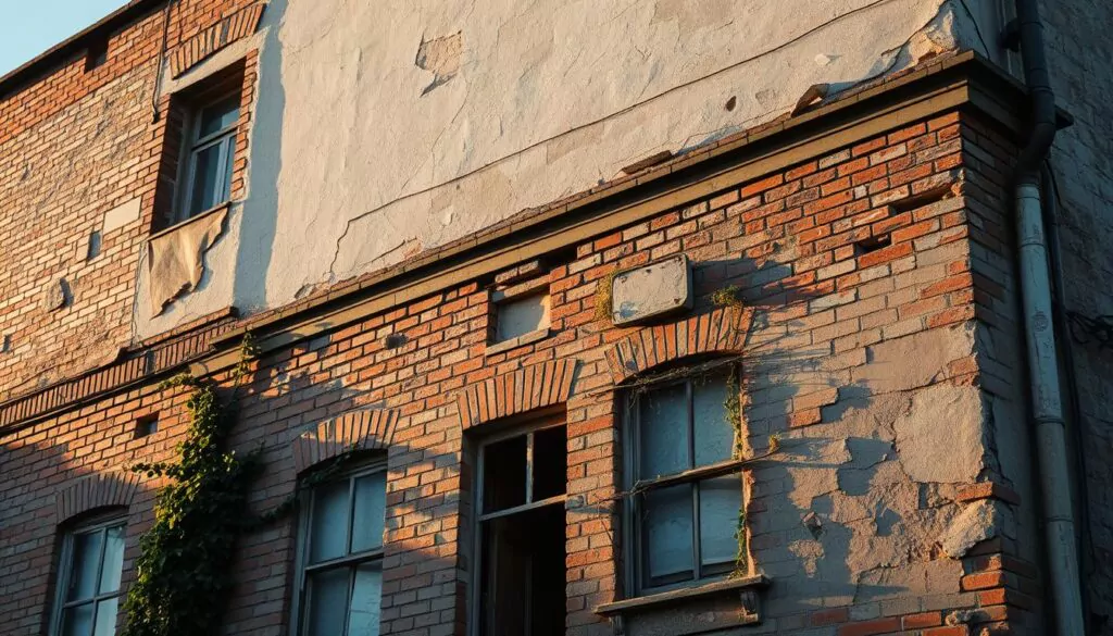 Sanierungsbedarf an Gebäudefassade erkennen Sanierungsbedarf an Gebäudefassade erkennen